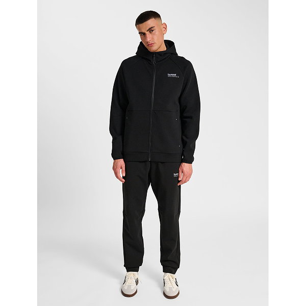 Hummel Tech Fleece Regular Zip Sweat À Capuchon Hommes - Noir