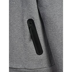 Voorvertoning: Hummel Tech Fleece Regular Zip Sweater Met Kap Heren - Grijs Gemeleerd