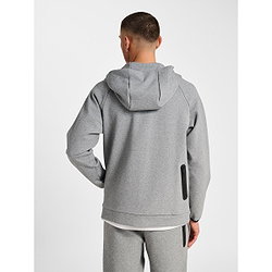 Voorvertoning: Hummel Tech Fleece Regular Zip Sweater Met Kap Heren - Grijs Gemeleerd
