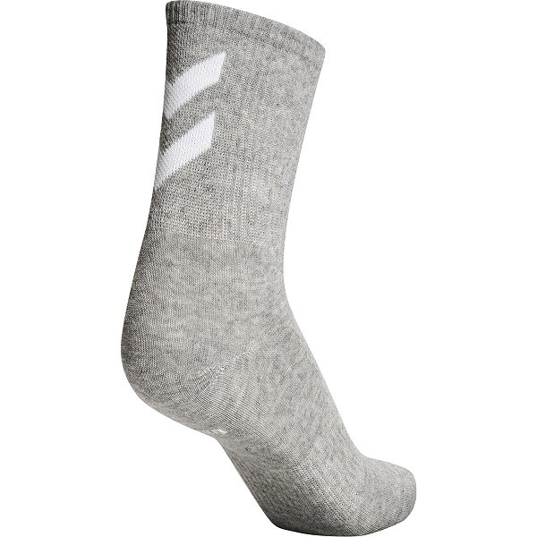 Hummel Chevron 6-Pack Sportsokken - Zwart / Wit / Grijs
