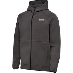 Hummel Tech Fleece Regular Zip Sweater Met Kap Heren - Grijs