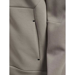 Voorvertoning: Hummel Tech Fleece Regular Zip Sweater Met Kap Heren - Taupe