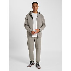 Voorvertoning: Hummel Tech Fleece Regular Zip Sweater Met Kap Heren - Taupe