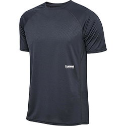Hummel Pulse Workout T-Shirt Hommes - Gris Foncé
