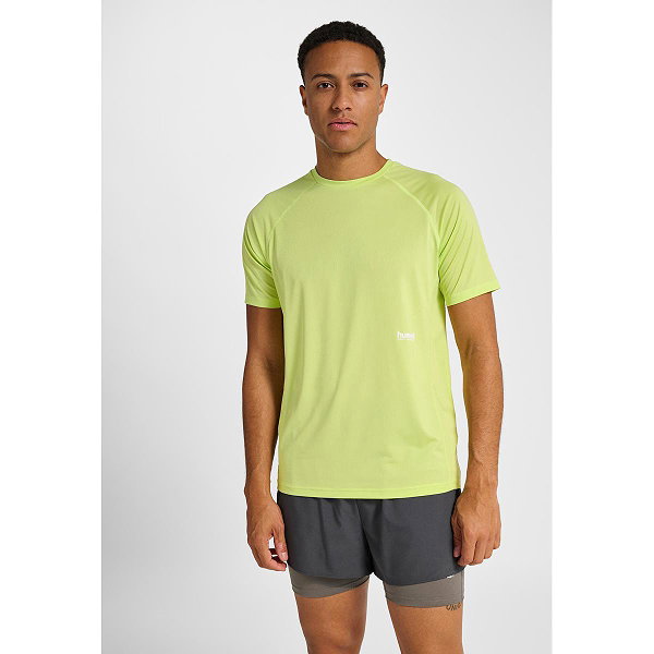Hummel Pulse Workout T-Shirt Hommes - Lime