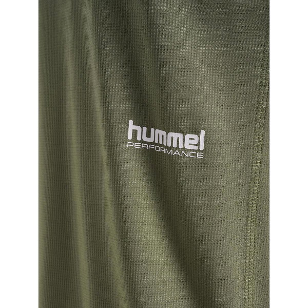 Hummel Pulse Workout T-Shirt Hommes - Kaki