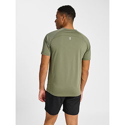 Présentation: Hummel Pulse Workout T-Shirt Hommes - Kaki