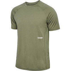 Présentation: Hummel Pulse Workout T-Shirt Hommes - Kaki