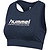 Hummel Pulse Logo Light Support Brassière De Sport Femmes - Marine Mélange