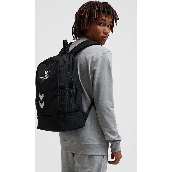 Hummel Essential Sac A Dos Compartiment Chaussures - Noir
