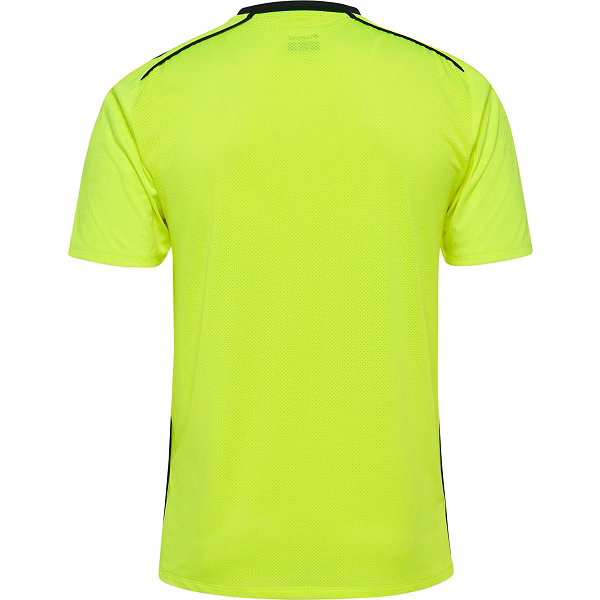 Hummel Scheidsrechtersshirt Korte Mouw Heren - Fluogeel