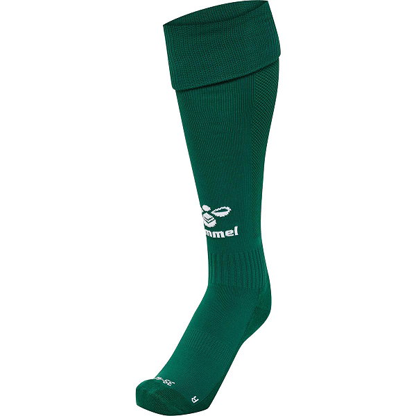 Hummel Essential Chaussettes De Football - Vert Foncé / Blanc