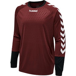 Hummel Essential Keepershirt Lange Mouw Heren - Bordeaux