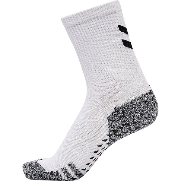Hummel Pro Chaussettes Grip - Blanc / Noir