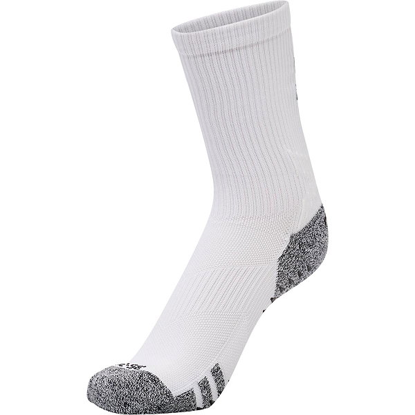 Hummel Pro Chaussettes Grip - Blanc / Noir
