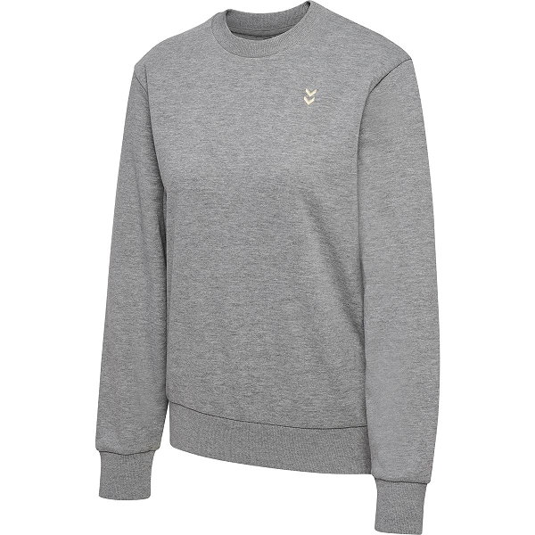 Hummel Pulse Crewneck Sweater Dames - Grijs Gemeleerd