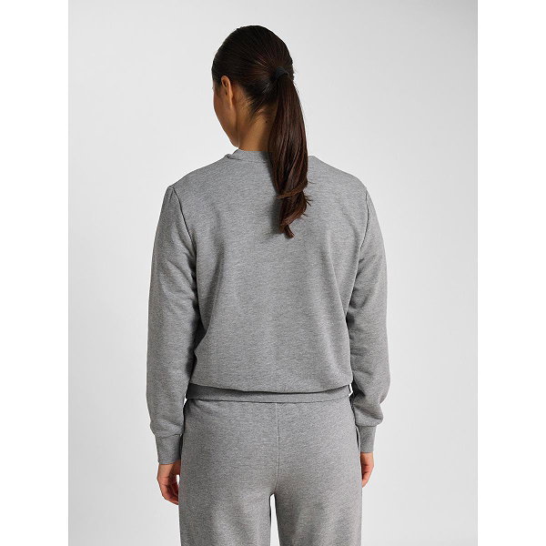 Hummel Pulse Crewneck Sweater Dames - Grijs Gemeleerd
