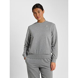 Voorvertoning: Hummel Pulse Crewneck Sweater Dames - Grijs Gemeleerd