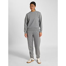 Voorvertoning: Hummel Pulse Crewneck Sweater Dames - Grijs Gemeleerd