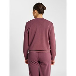 Voorvertoning: Hummel Pulse Crewneck Sweater Dames - Bordeaux