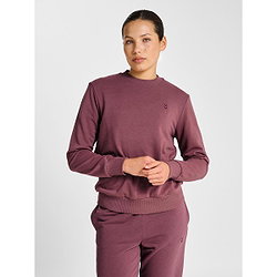 Voorvertoning: Hummel Pulse Crewneck Sweater Dames - Bordeaux