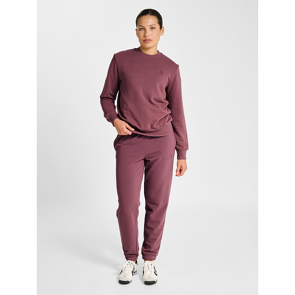 Hummel Pulse Crewneck Sweater Dames - Bordeaux