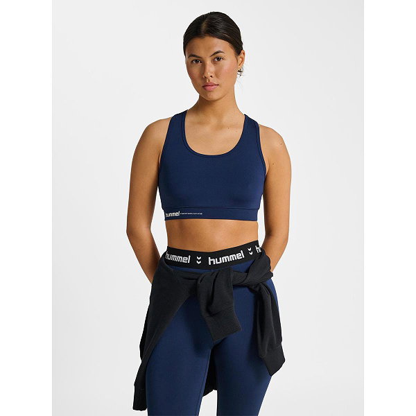 Hummel Pulse Light Support Sport-Bh Damen - Marine
