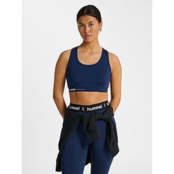 Vorschau: Hummel Pulse Light Support Sport-Bh Damen - Marine