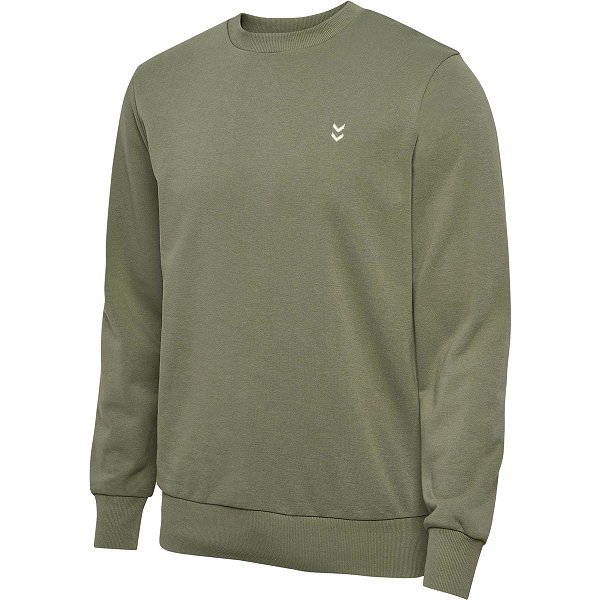 Hummel Pulse Crewneck Sweat Hommes - Kaki