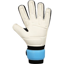 Présentation: Jako River Supersoft Rc Gants De Gardien - Bleu Ciel / Corail / Navy