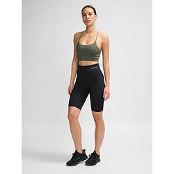 Présentation: Hummel Clea Seamless Cuissard À Bretelles Femmes - Noir Mélange