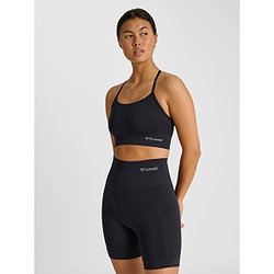 Vorschau: Hummel Tiffy Seamless Tanktop Damen - Schwarz