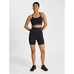 Vorschau: Hummel Seamless Short Tight Damen - Schwarz