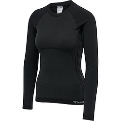 Vorschau: Hummel Seamless Long Tight Damen - Schwarz Meliert
