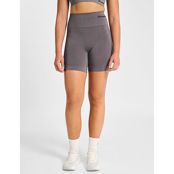 Hummel Seamless Short Tight Slidingbroek Dames - Donkergrijs