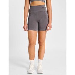 Voorvertoning: Hummel Seamless Short Tight Slidingbroek Dames - Donkergrijs