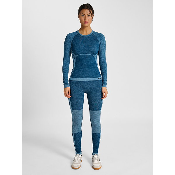 Hummel Seamless Cuissard Long Femmes - Marine