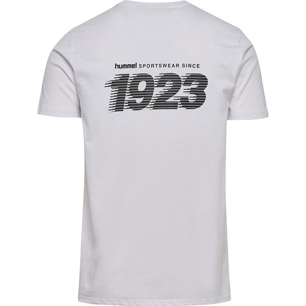 Hummel Pulse Graphic T-Shirt Hommes - Blanc