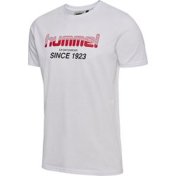 Hummel Pulse Graphic T-Shirt Herren - Weiß / Rot