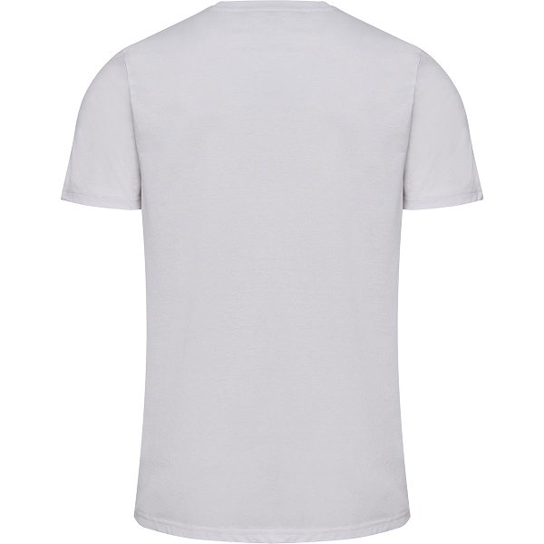 Hummel Pulse Graphic T-Shirt Hommes - Blanc / Rouge