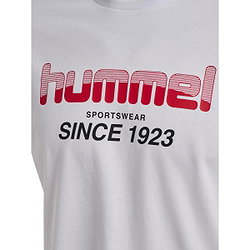 Présentation: Hummel Pulse Graphic T-Shirt Hommes - Blanc / Rouge