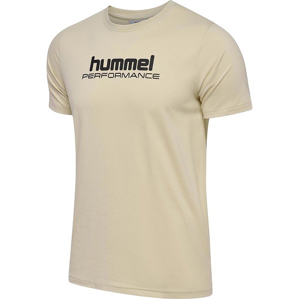 Hummel Pulse Graphic T-Shirt Heren - Zand