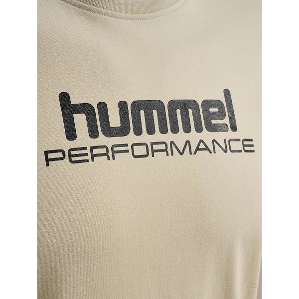 Hummel Pulse Graphic T-Shirt Heren - Zand