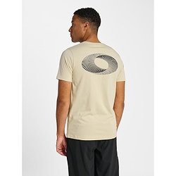 Voorvertoning: Hummel Pulse Graphic T-Shirt Heren - Zand