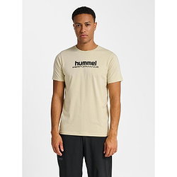 Voorvertoning: Hummel Pulse Graphic T-Shirt Heren - Zand