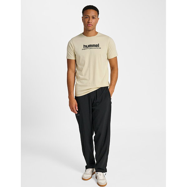 Hummel Pulse Graphic T-Shirt Heren - Zand