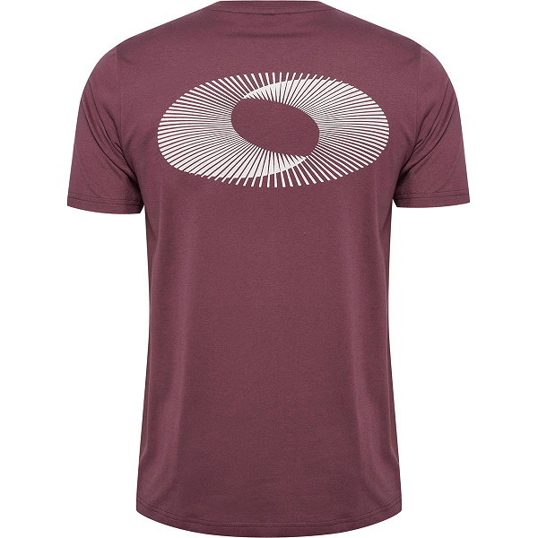 Hummel Pulse Graphic T-Shirt Heren - Bordeaux