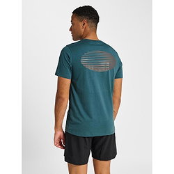 Voorvertoning: Hummel Pulse Graphic T-Shirt Heren - Groen