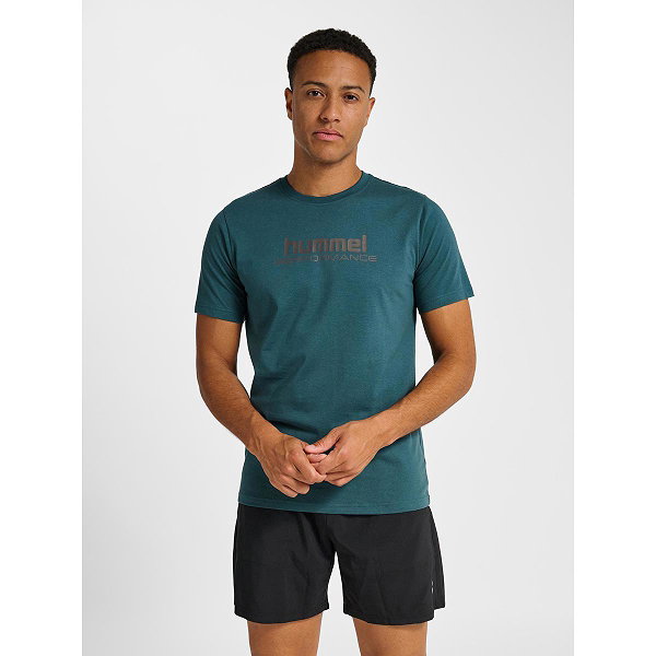 Hummel Pulse Graphic T-Shirt Heren - Groen