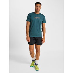 Voorvertoning: Hummel Pulse Graphic T-Shirt Heren - Groen
